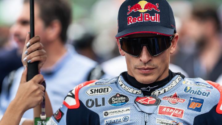 Pembalap Gresini Racing Federal Oil Marc Marquez mengincar kemenangan dalam balapan utama MotoGP Malaysia 2024 di Sirkuit Sepang, Malaysia pada Minggu, 3 November 2024.